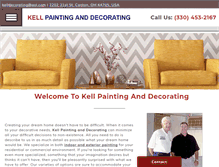 Tablet Screenshot of kelldecoratinginc.com
